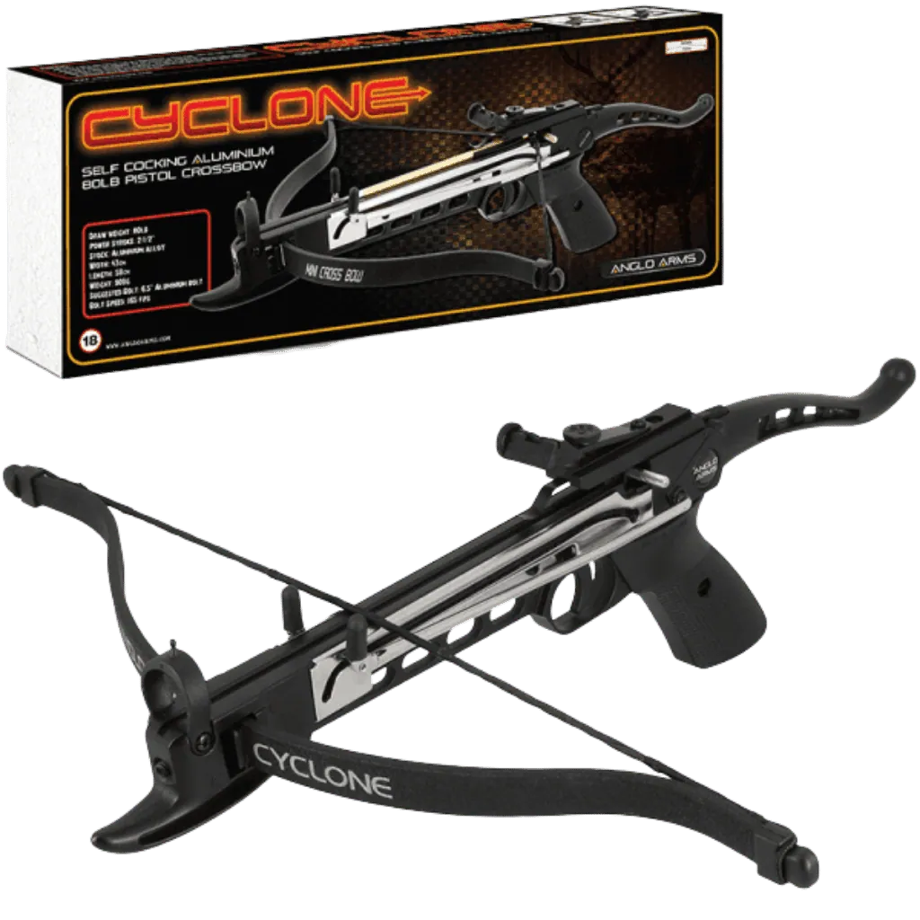 Anglo Arms Cyclone 80lbs Self-Cocking Aluminium Pistol Crossbow Kit — photo 1 of 3