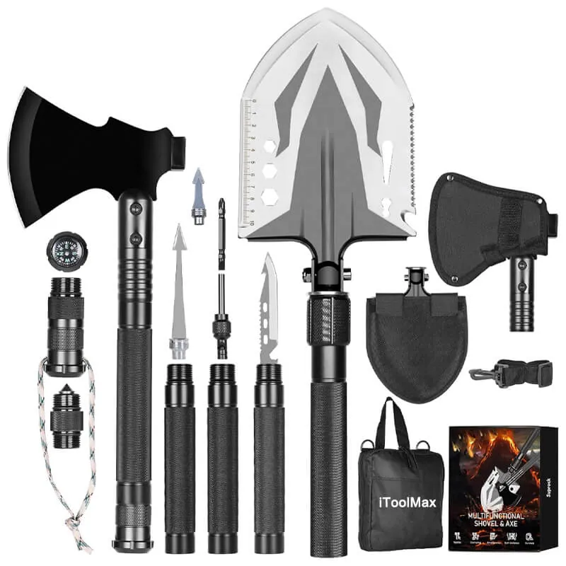 iToolMax 25-in-1 Survival Multi-Tool Shovel Kit — photo 1 of 10
